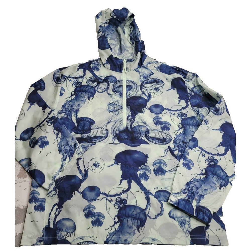 Fielder Bonobos Man jacket Size S Ripstop Anorak light blue jellyfish NWT